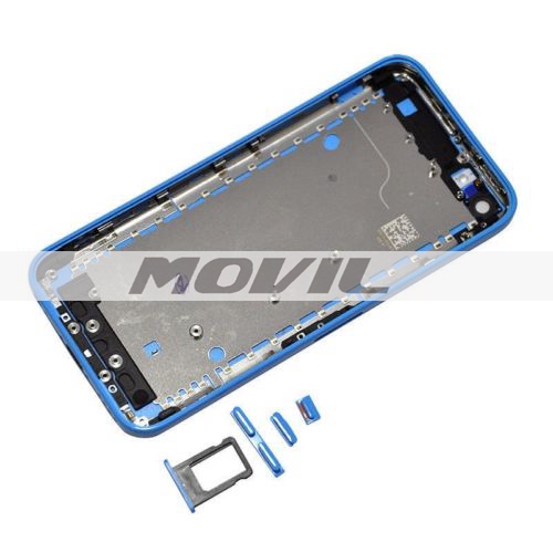 iPhone 5C Blue Back Rear Housing Battery Cover Case Replacement Buttons